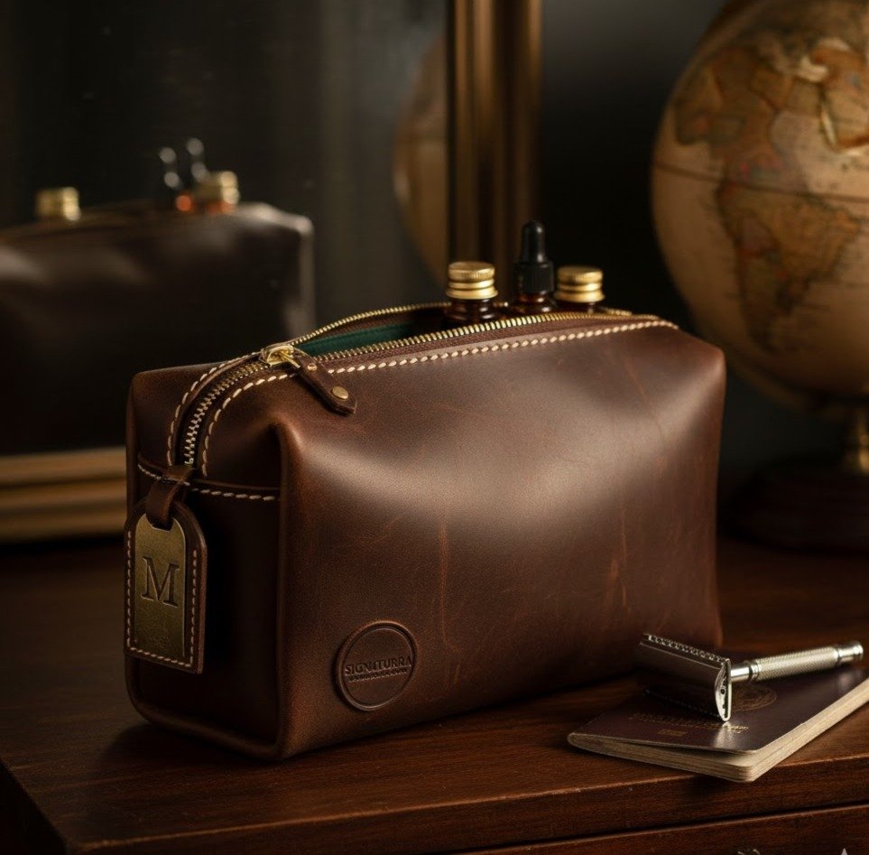 Full-grain leather